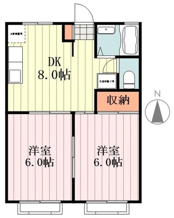 レジデンスニューシティの物件間取画像